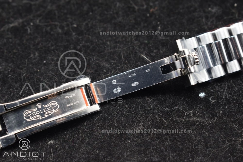 DayDate 40 SS GMF Gain Weight Black Crystal Dial On President Bracelet A Attractive 717