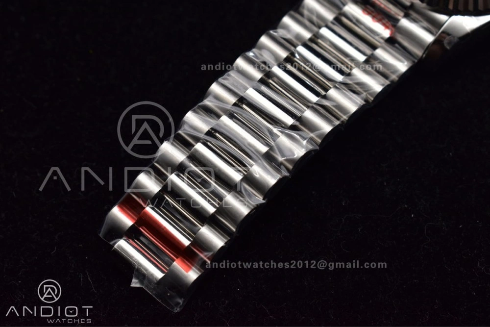 Popular DayDate 40 SS GMF Gain Weight Ice Blue Stick Dial on President Bracelet A 716