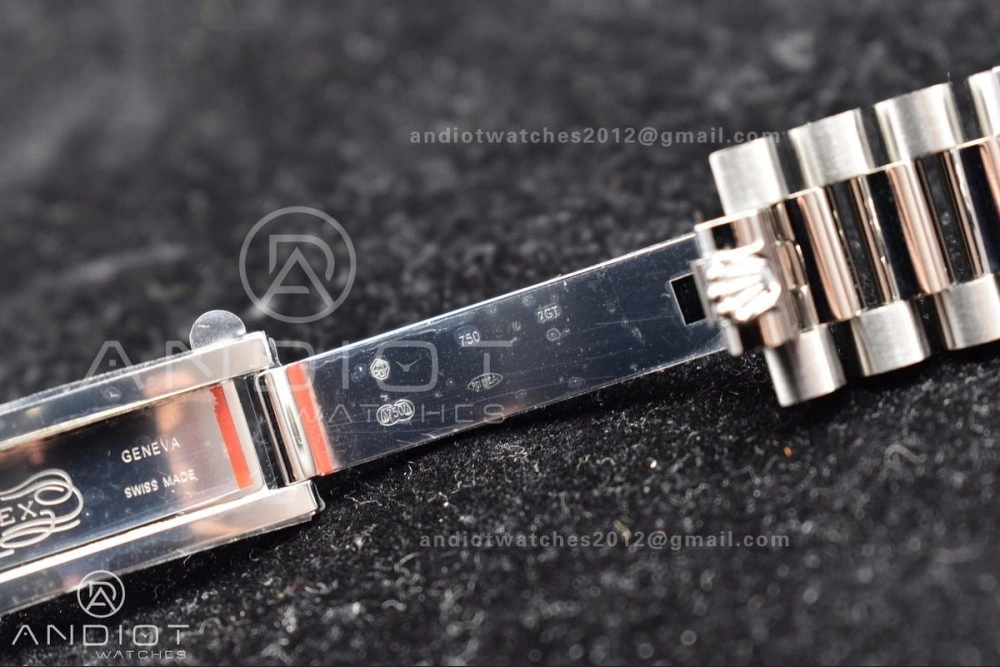 Popular DayDate 40 SS GMF Gain Weight Ice Blue Stick Dial on President Bracelet A 716