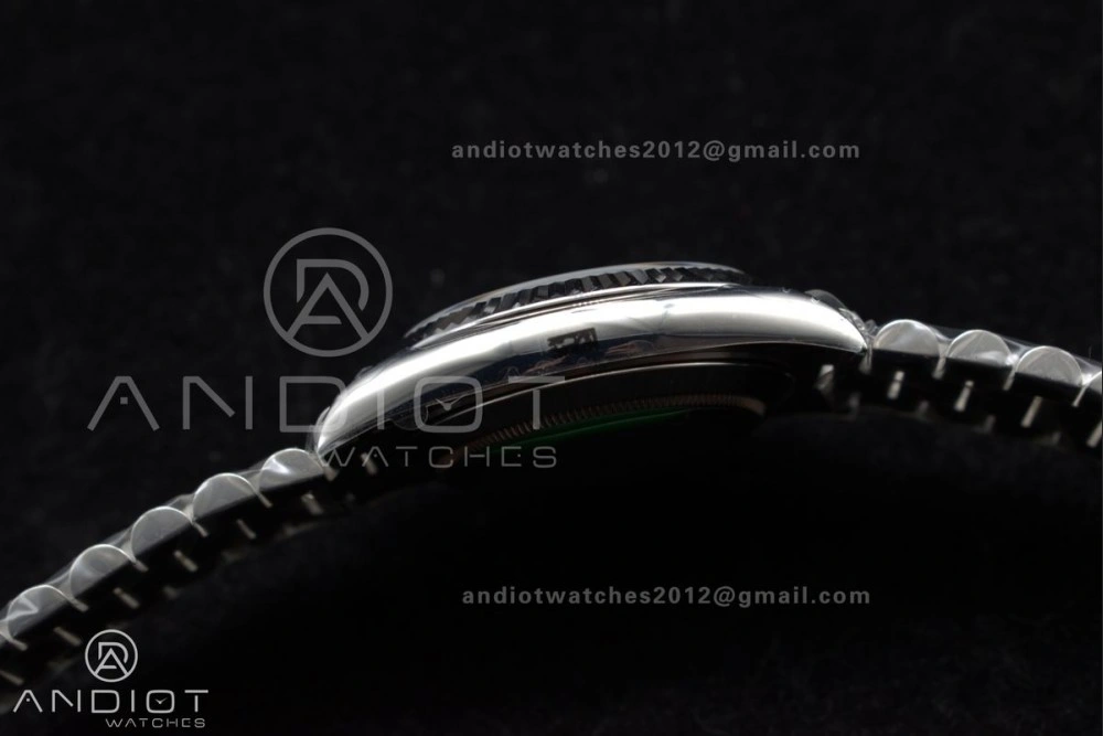 DayDate 40 SS GSF Gain Weight Green Roman Dial Bezel on President Bracelet A OdorResistant 719