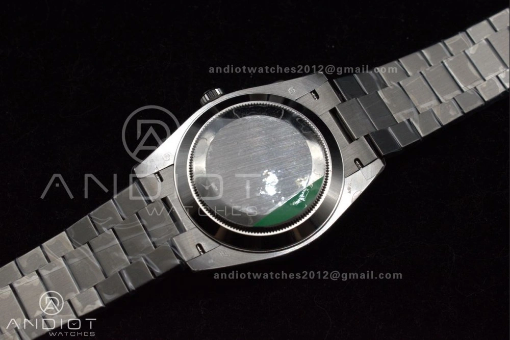 DayDate 40 SS GSF Gain Weight Green Roman Dial Bezel on President Bracelet A OdorResistant 719