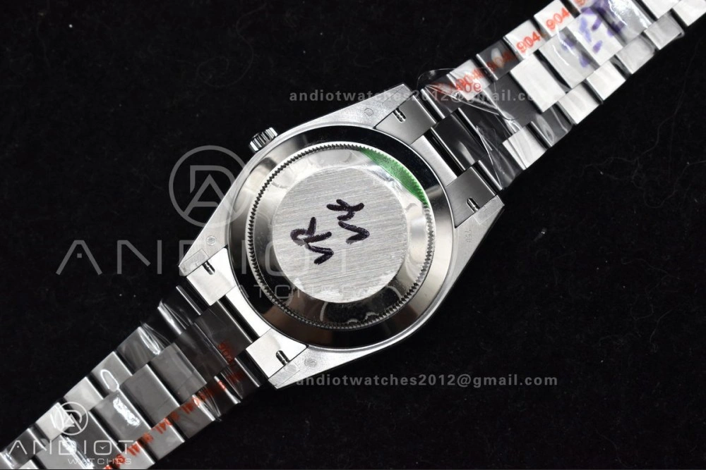 DayDate 40 SS JDF 904L Steel Green Arabic Dial on President Bracelet VR3255 V3 (Gain Weight) UrbanStyle 722