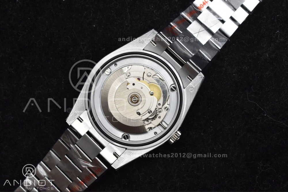 DayDate 40 SS QF Best Edition 904L Steel Blue Black Dial on President Bracelet A2836 V4 (Gain Weight) Practical 724