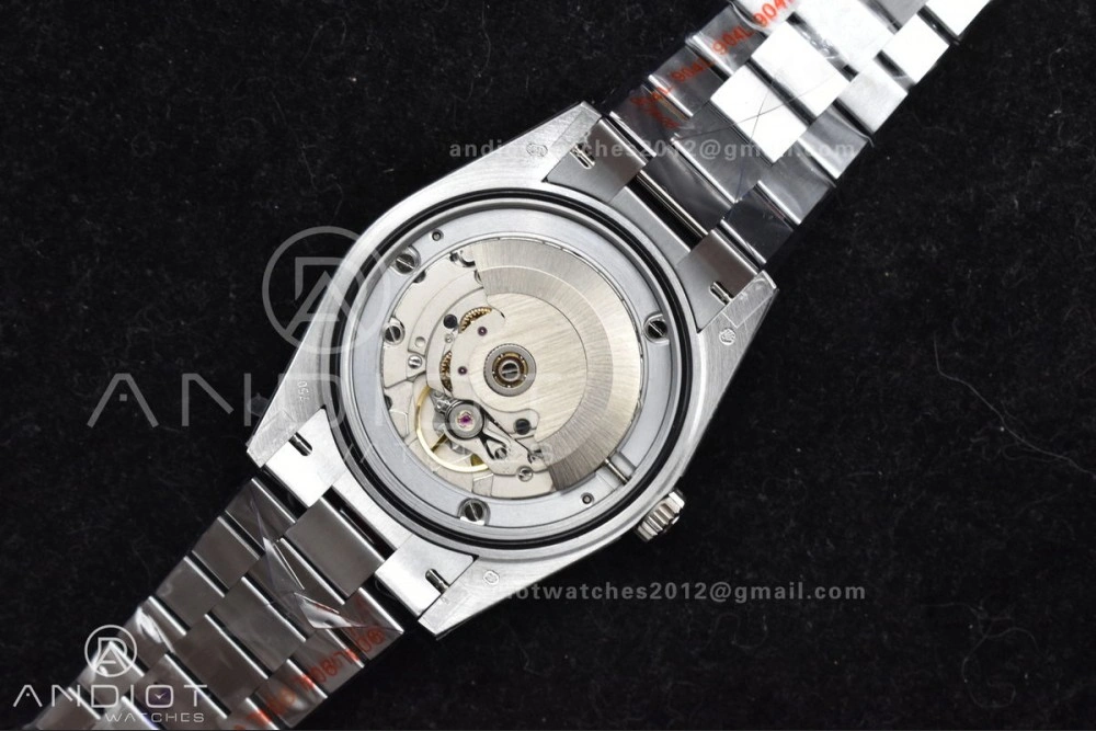 DayDate 40 SS QF Best Edition 904L Steel Blue Black Dial on President Bracelet A2836 V4 (Gain Weight) Practical 724
