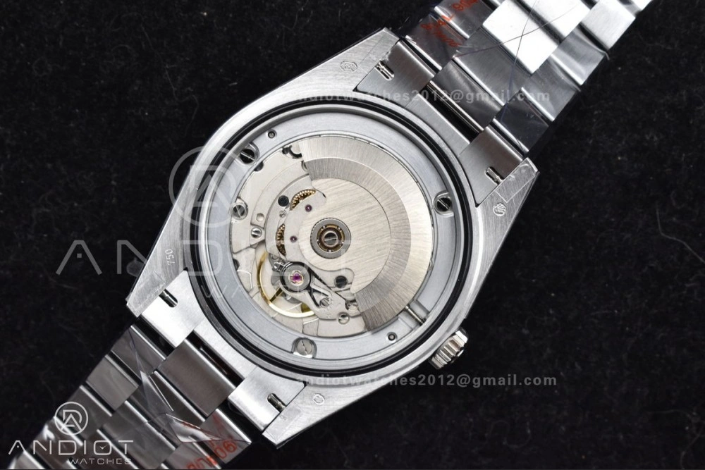DayDate 40 SS QF Best Edition 904L Steel Blue Black Dial on President Bracelet A2836 V4 (Gain Weight) Practical 724