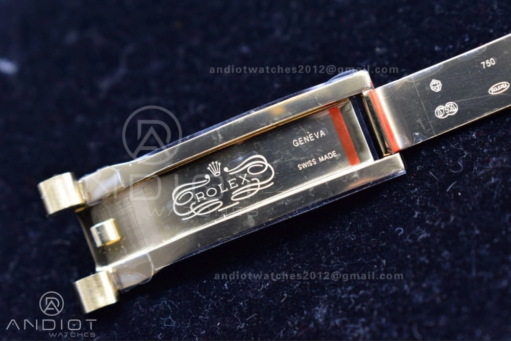 Reliable DayDate 40 YG GMF Plated 904L Steel Checked Dial Crystal Markers On President Bracelet A2836 V 772