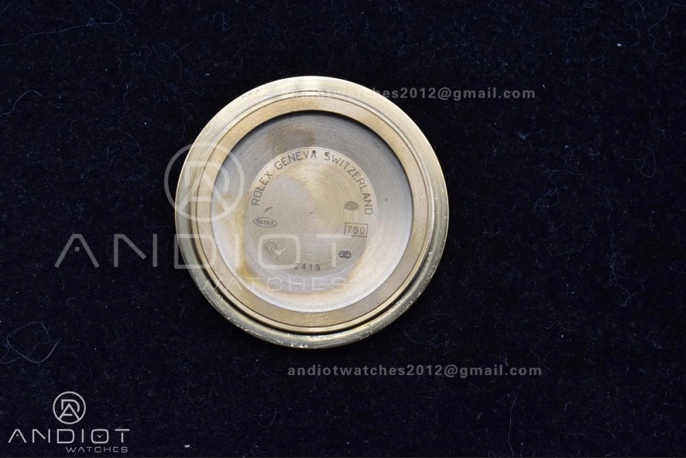 DayDate 40 YG GMF Tungsten Weighted 904L Steel White Dial Stick Markers On President Bracelet A2836 V Contemporary 730