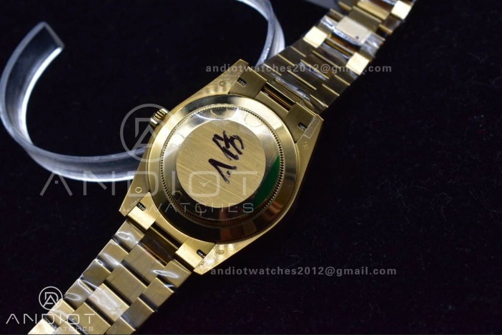 Affordable DayDate 40 YG JDF Gain Weight 904L Steel YG Dial Stick Markers on President Bracelet A2836 V 731