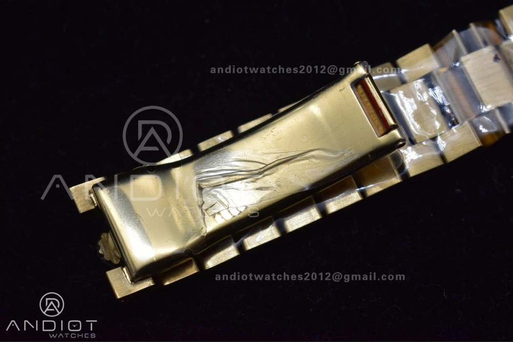 Affordable DayDate 40 YG JDF Gain Weight 904L Steel YG Dial Stick Markers on President Bracelet A2836 V 731
