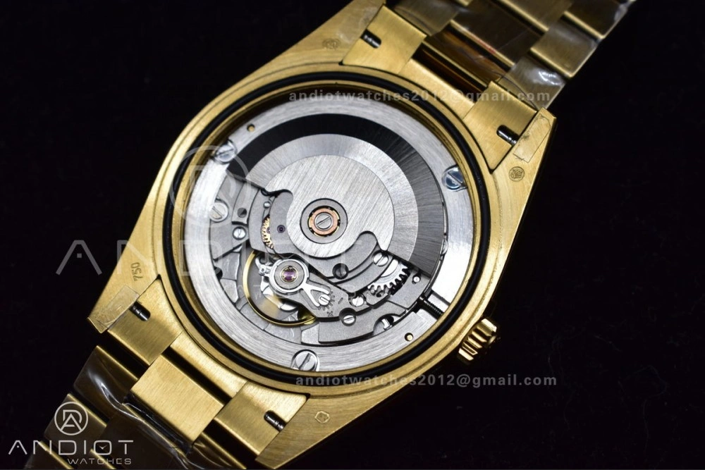 Affordable DayDate 40 YG JDF Gain Weight 904L Steel YG Dial Stick Markers on President Bracelet A2836 V 731