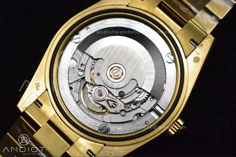 Affordable DayDate 40 YG JDF Gain Weight 904L Steel YG Dial Stick Markers on President Bracelet A2836 V 731