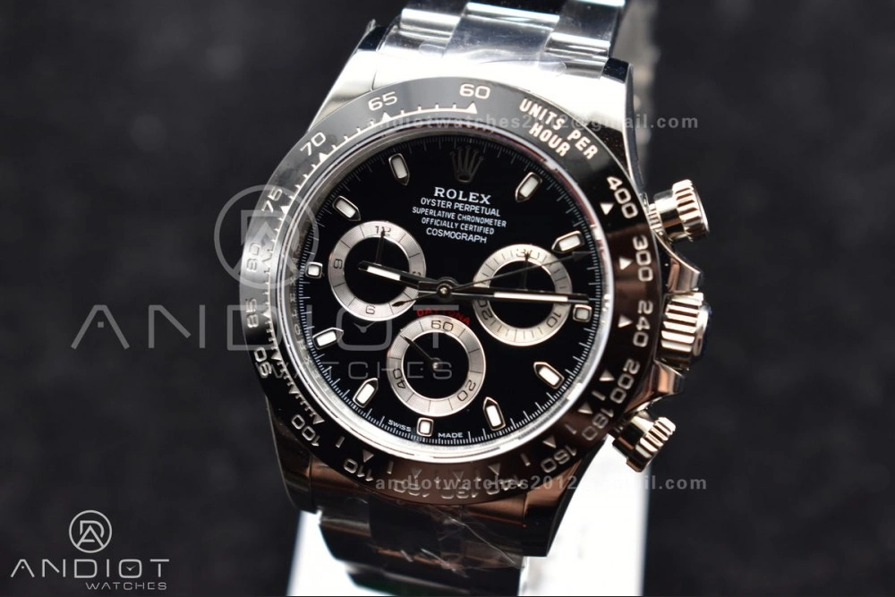 Daytona 116500 APSF 1:1 Best Edition 904L SS Case and Bracelet Black Dial SH Trendy 733