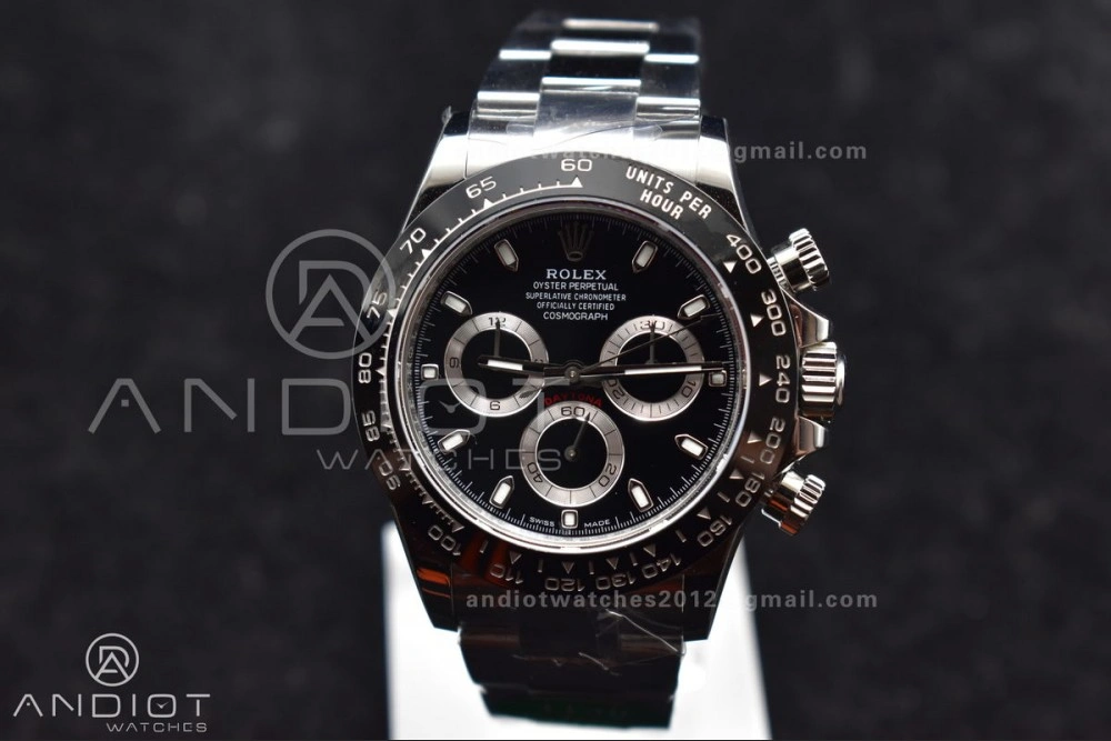 Daytona 116500 APSF 1:1 Best Edition 904L SS Case and Bracelet Black Dial SH Trendy 733