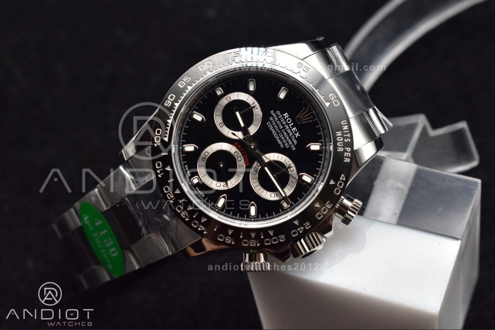 Daytona 116500 APSF 1:1 Best Edition 904L SS Case and Bracelet Black Dial SH Trendy 733