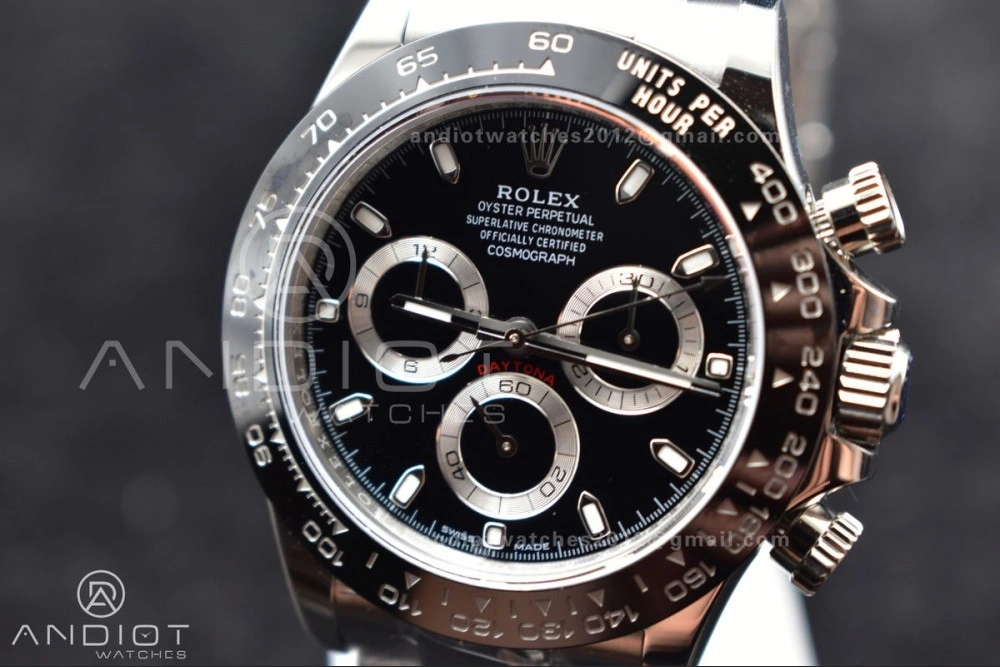 Daytona 116500 APSF 1:1 Best Edition 904L SS Case and Bracelet Black Dial SH Trendy 733
