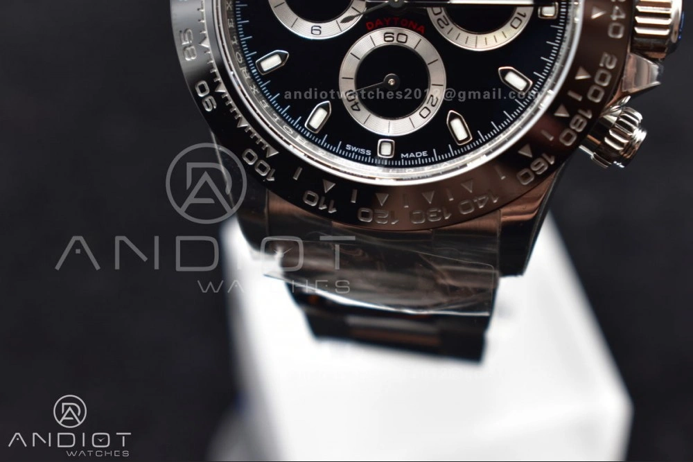 WaterResistant Daytona 116500 BTF 1:1 Best Edition 904L SS Case And Bracelet Black Dial SA 748