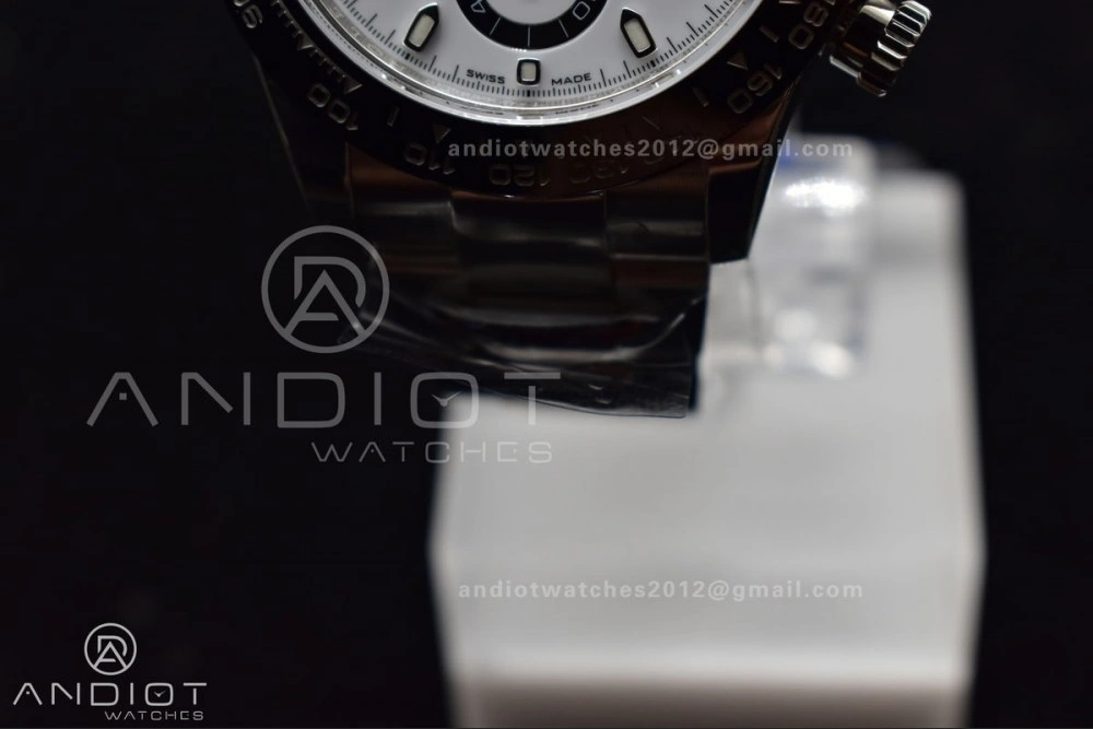 Lightweight Daytona 116500 BTF 1:1 Best Edition 904L SS Case and Bracelet White Dial SA 732
