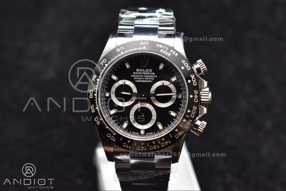 MoistureWicking Daytona 116500 Clean V3 904L SS Case And Bracelet Black Dial 728