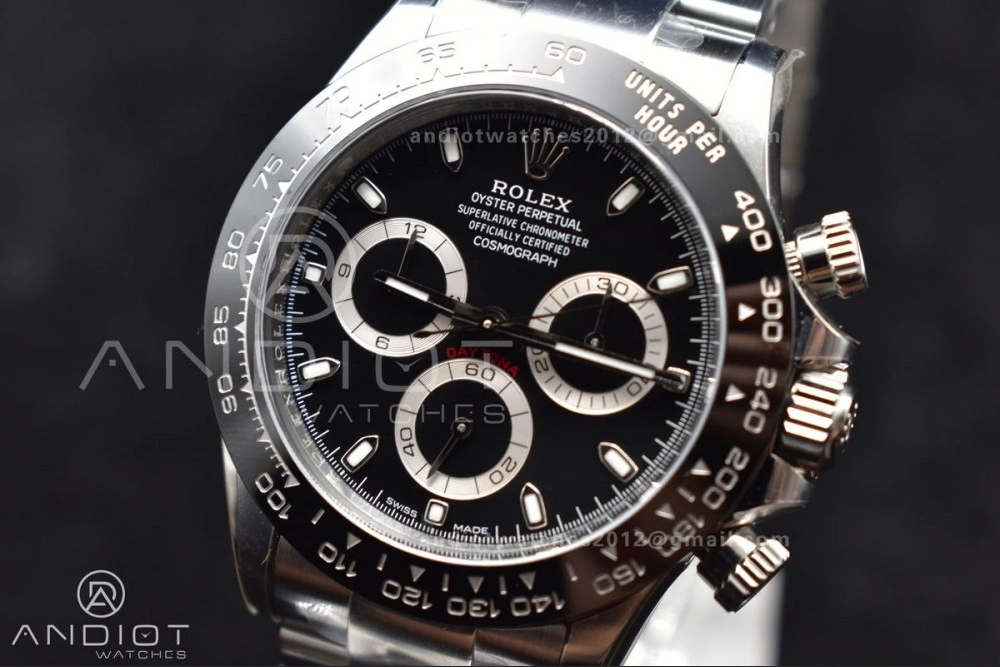 MoistureWicking Daytona 116500 Clean V3 904L SS Case And Bracelet Black Dial 728