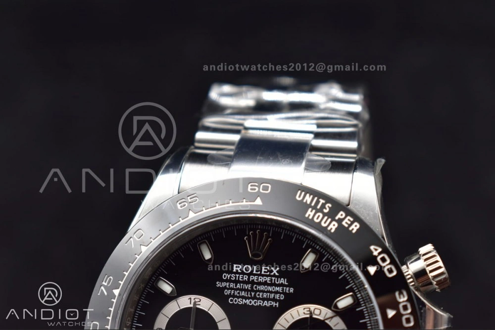 MoistureWicking Daytona 116500 Clean V3 904L SS Case And Bracelet Black Dial 728