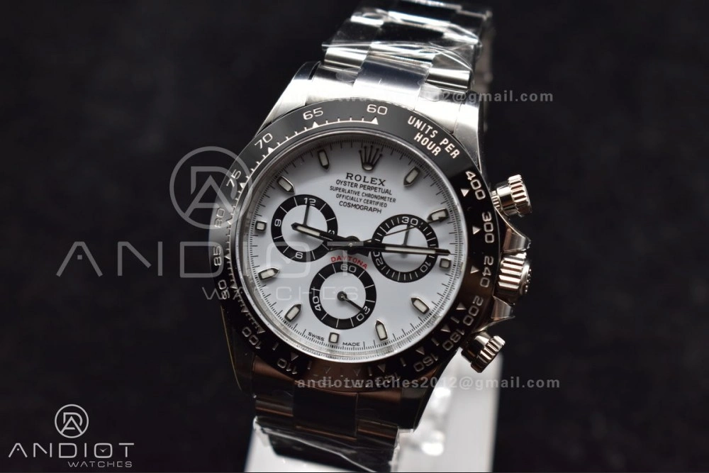 Daytona 116500 Clean V3 904L SS Case And Bracelet White Dial Lightweight 726