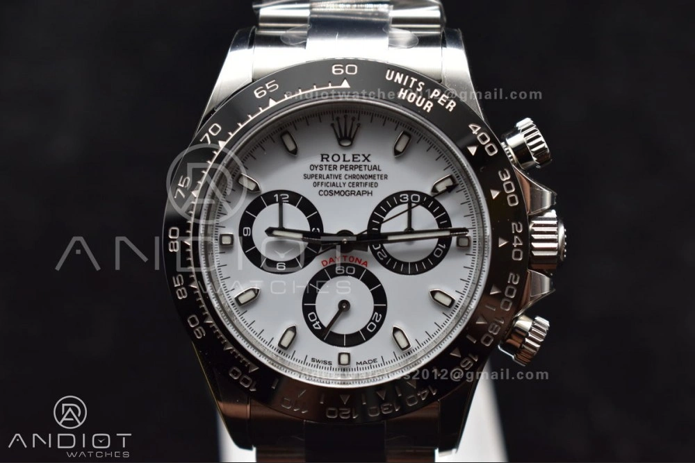 Daytona 116500 Clean V3 904L SS Case And Bracelet White Dial Lightweight 726