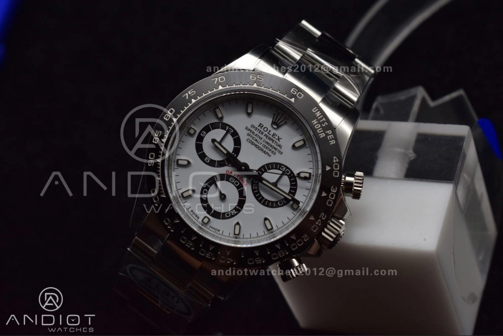 Daytona 116500 Clean V3 904L SS Case And Bracelet White Dial Lightweight 726