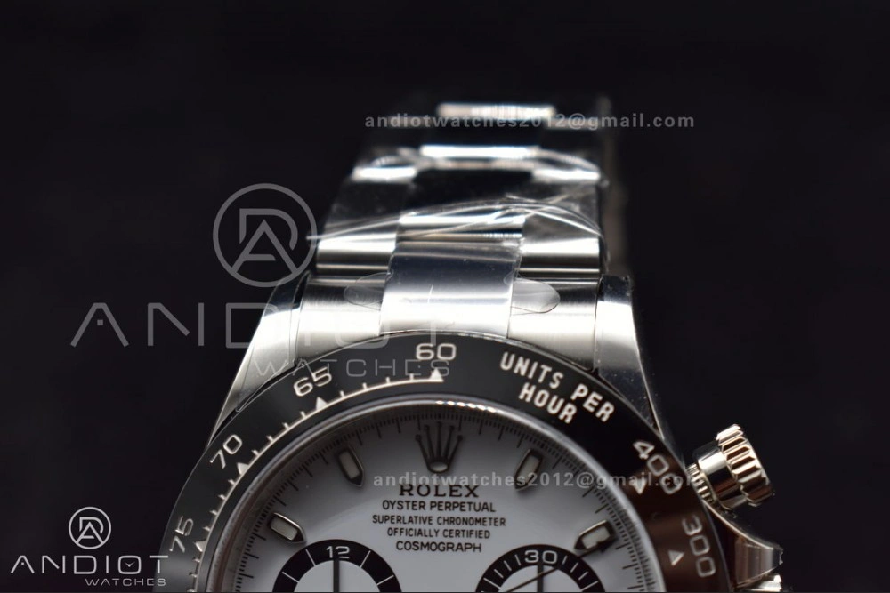 Daytona 116500 Clean V3 904L SS Case And Bracelet White Dial Lightweight 726