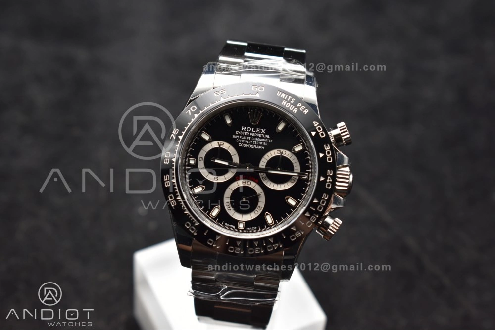 Reliable Daytona 116500 SB VSF 1:1 Best Edition 904L Steel Black Dial on SS Bracelet DD 729
