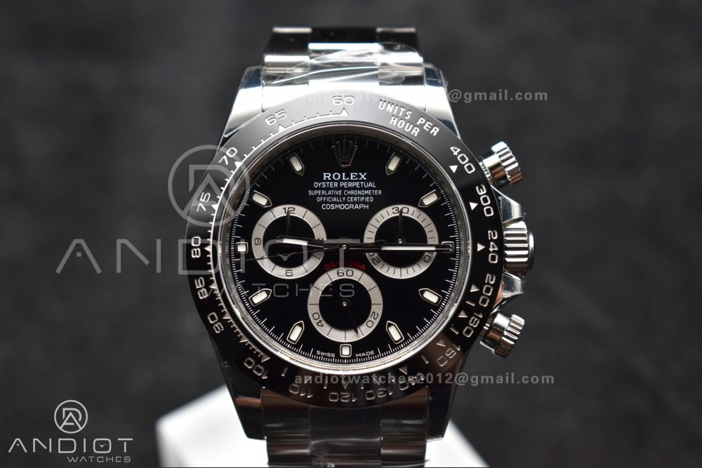 Reliable Daytona 116500 SB VSF 1:1 Best Edition 904L Steel Black Dial on SS Bracelet DD 729
