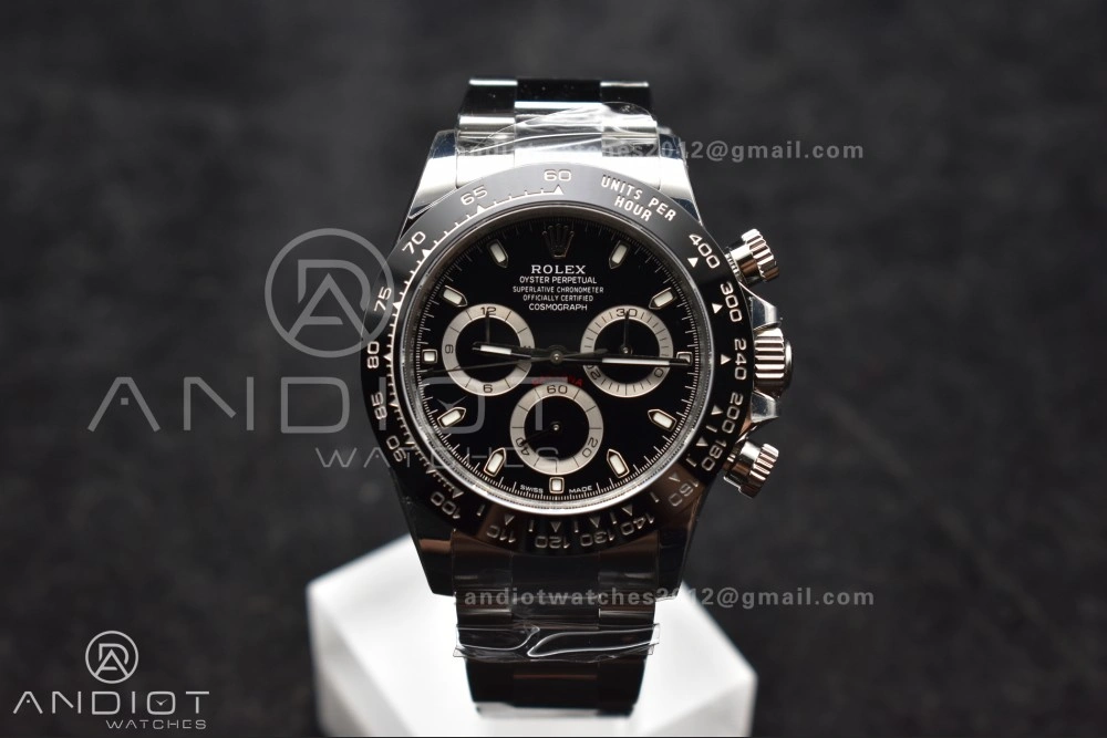 Reliable Daytona 116500 SB VSF 1:1 Best Edition 904L Steel Black Dial on SS Bracelet DD 729