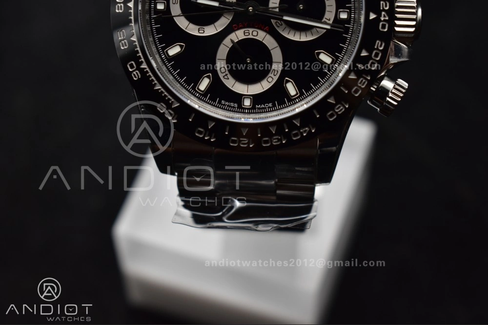 Reliable Daytona 116500 SB VSF 1:1 Best Edition 904L Steel Black Dial on SS Bracelet DD 729