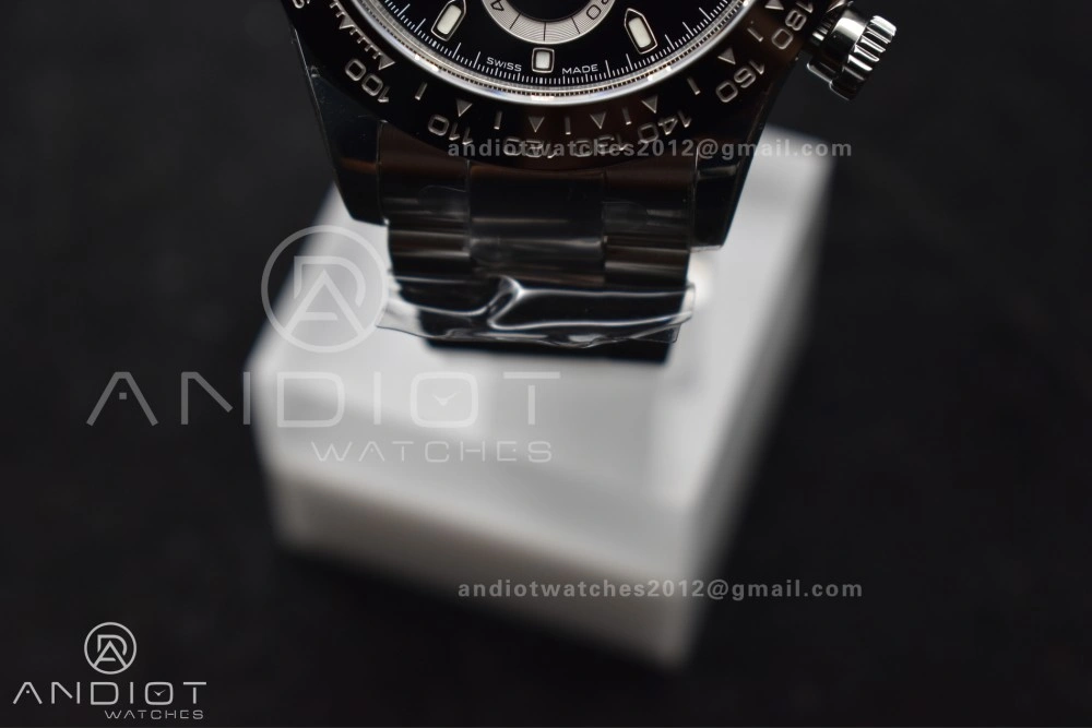 Reliable Daytona 116500 SB VSF 1:1 Best Edition 904L Steel Black Dial on SS Bracelet DD 729