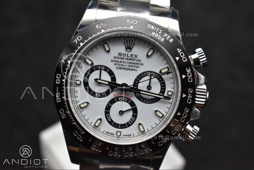 Daytona 116500 SB VSF 1:1 Best Edition 904L Steel White Dial on SS Bracelet DD WellDesigned 735