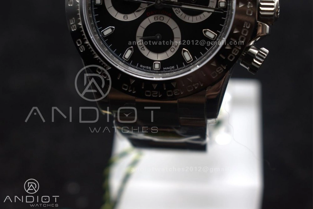 Daytona 116500 ZF 1:1 Best Edition 904L SS Case and Bracelet Black Dial SH Stretchable 727