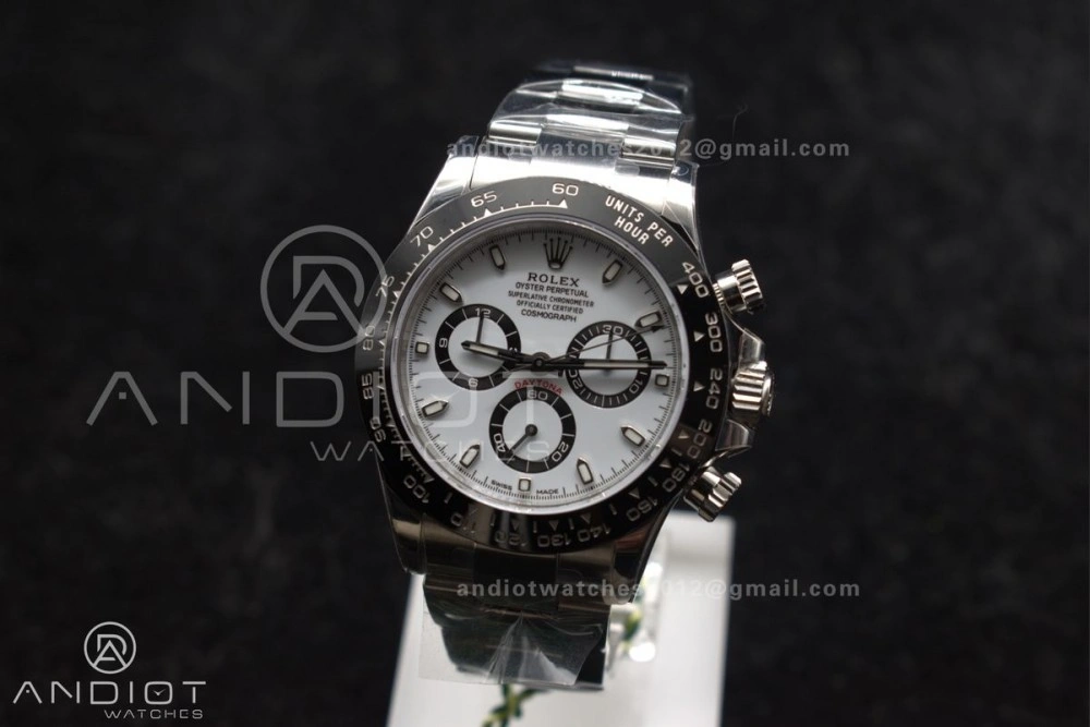 Breathable Daytona 116500 ZF 1:1 Best Edition 904L SS Case and Bracelet White Dial SH 739