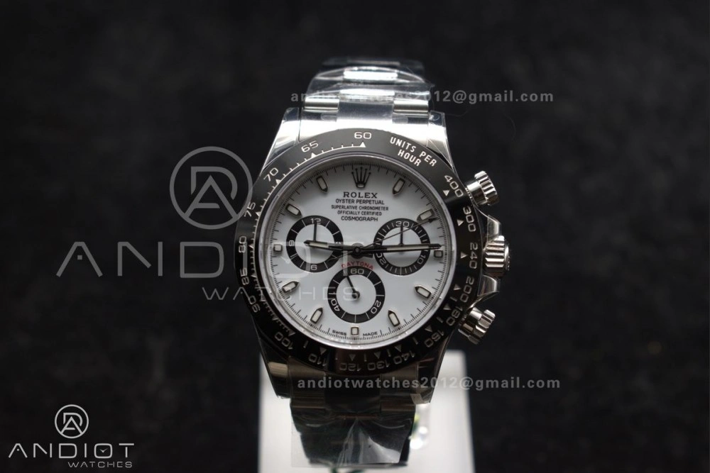 Breathable Daytona 116500 ZF 1:1 Best Edition 904L SS Case and Bracelet White Dial SH 739