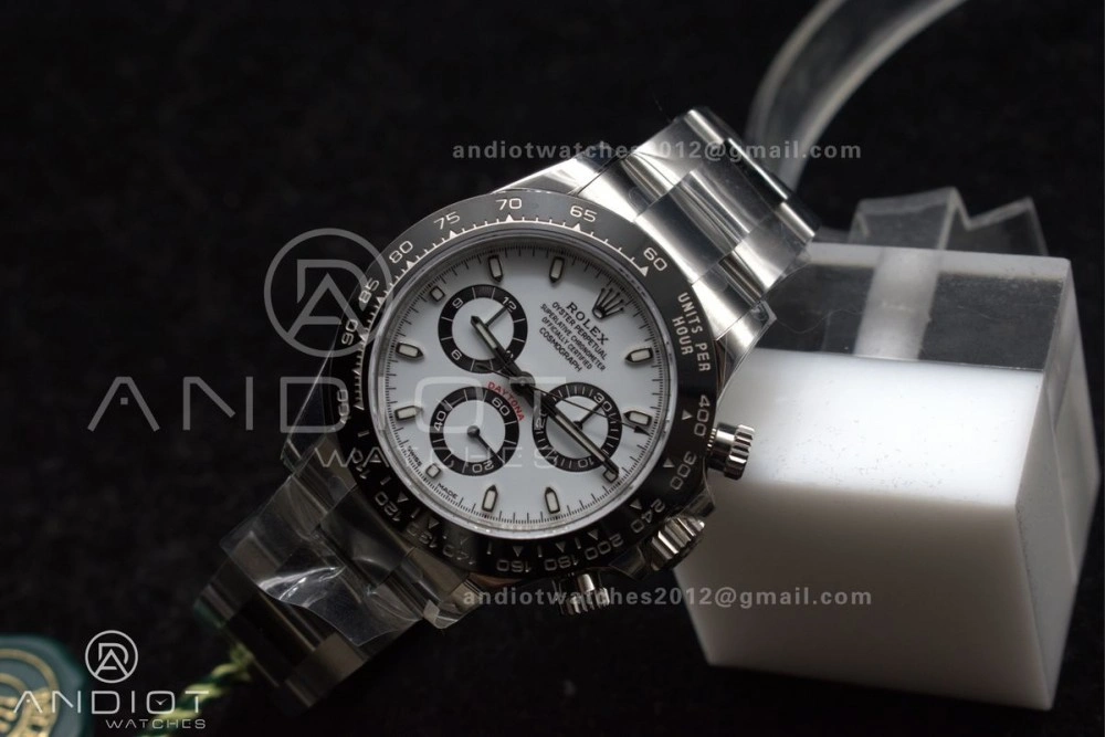 Breathable Daytona 116500 ZF 1:1 Best Edition 904L SS Case and Bracelet White Dial SH 739