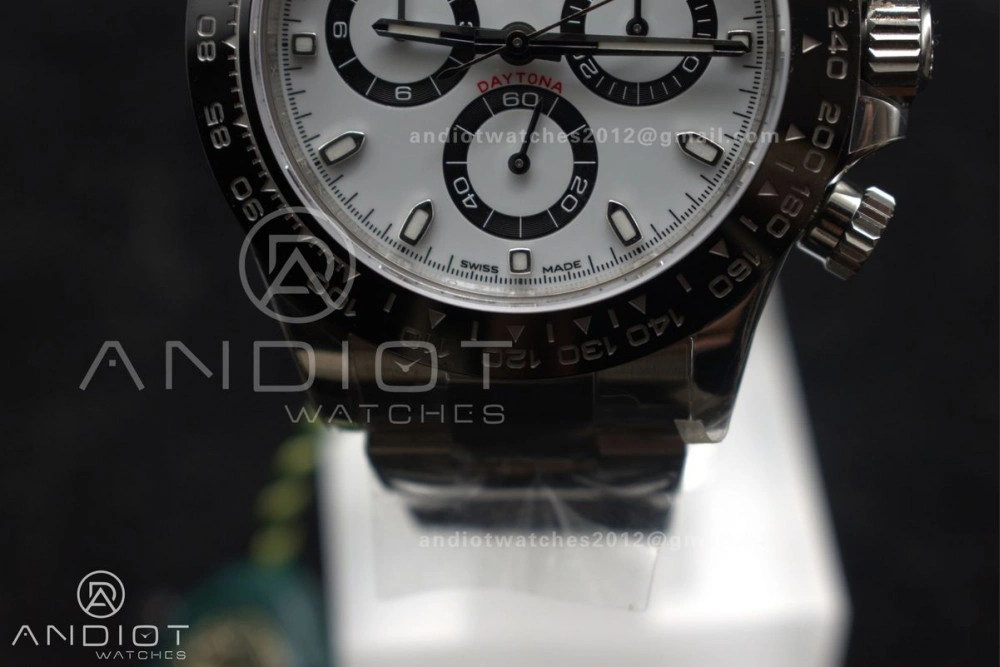 Breathable Daytona 116500 ZF 1:1 Best Edition 904L SS Case and Bracelet White Dial SH 739