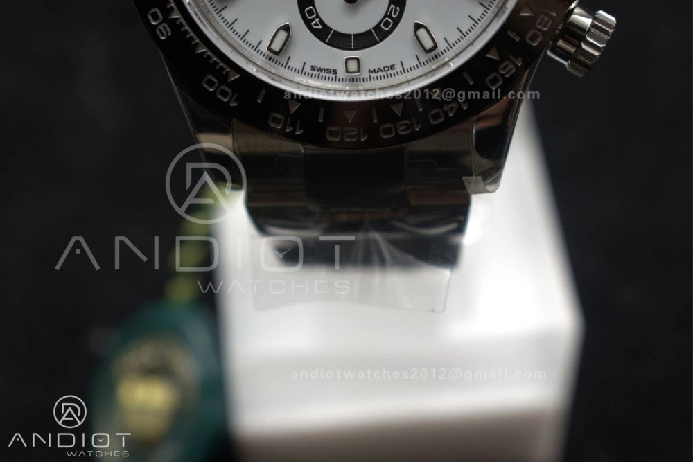 Breathable Daytona 116500 ZF 1:1 Best Edition 904L SS Case and Bracelet White Dial SH 739
