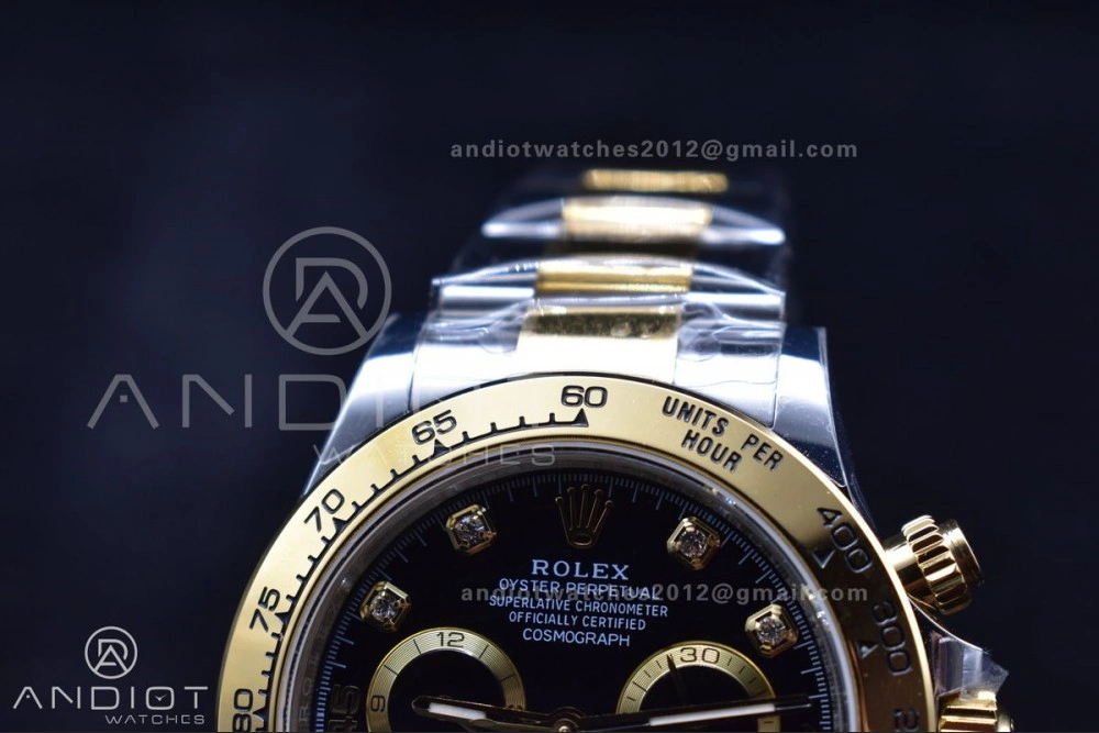 Daytona 116503 BTF 1:1 Best Edition 904L SS Case and Bracelet Black Diamonds Dial SA Efficient 741