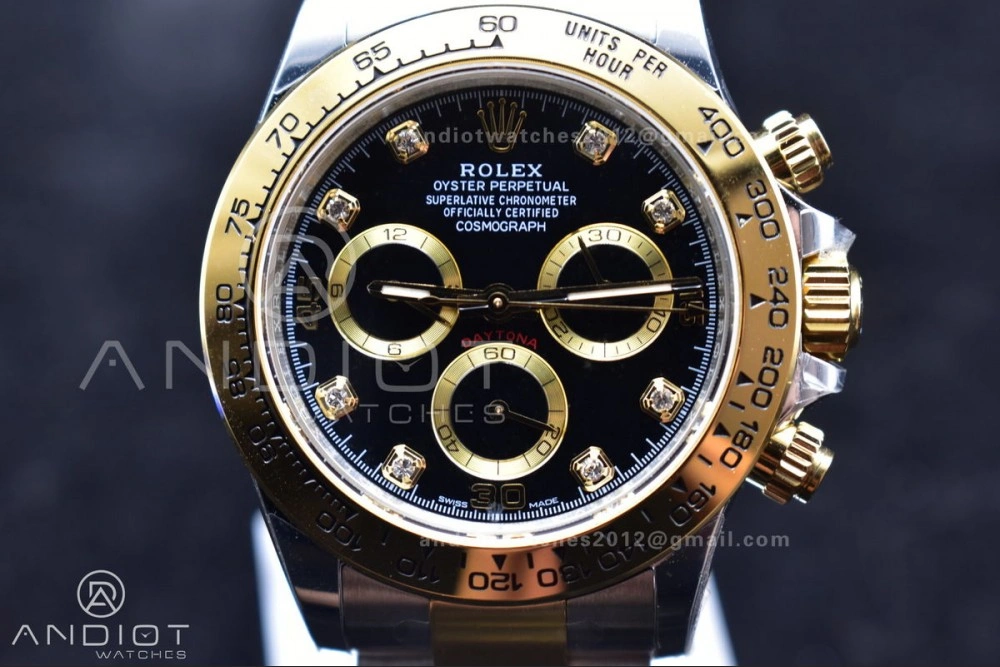 Daytona 116503 BTF 1:1 Best Edition 904L SS Case and Bracelet Black Diamonds Dial SA Efficient 741