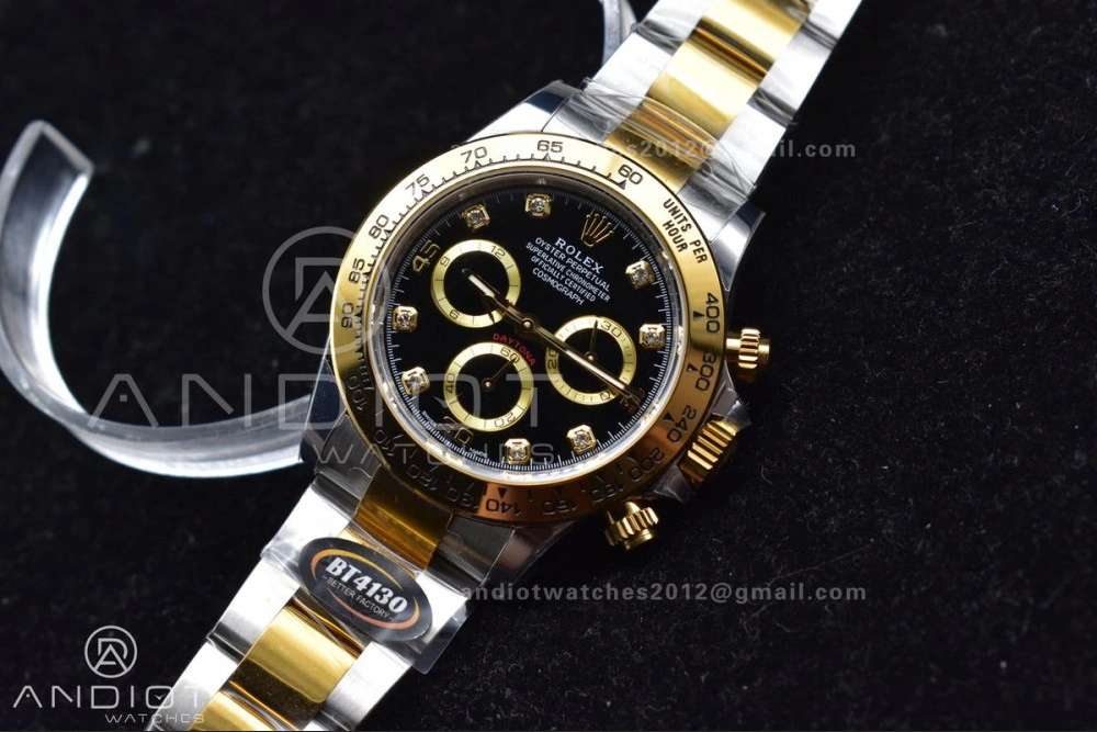 Daytona 116503 BTF 1:1 Best Edition 904L SS Case and Bracelet Black Diamonds Dial SA Efficient 741