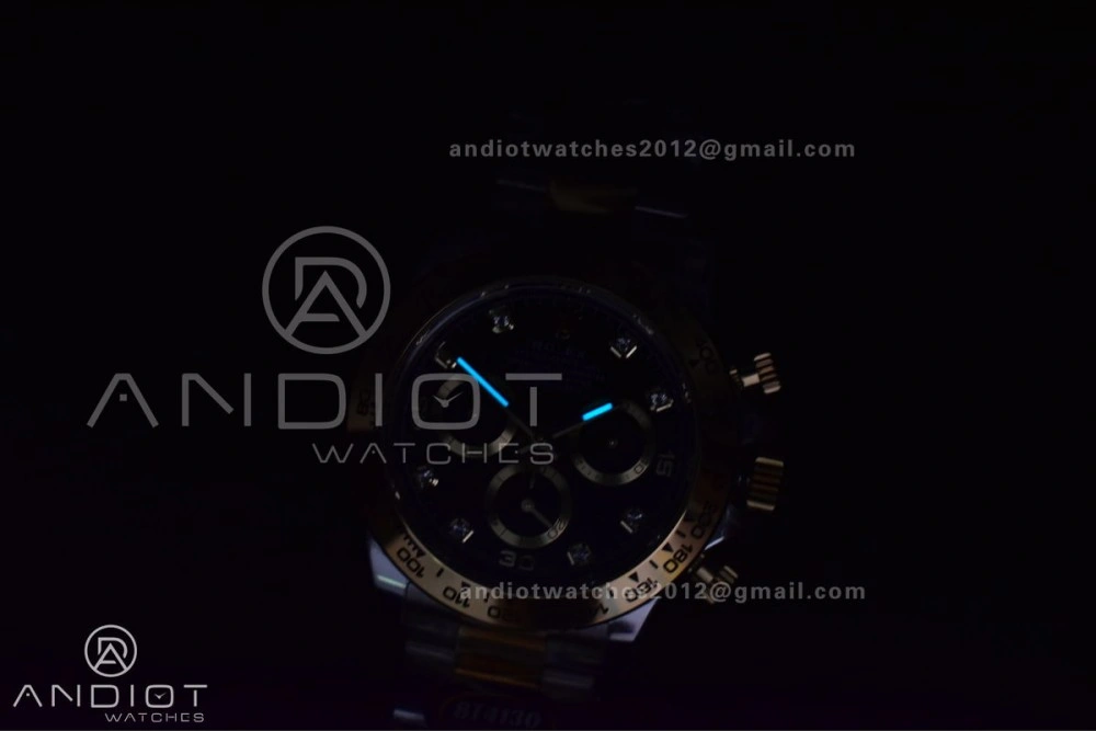 Daytona 116503 BTF 1:1 Best Edition 904L SS Case and Bracelet Black Diamonds Dial SA Efficient 741