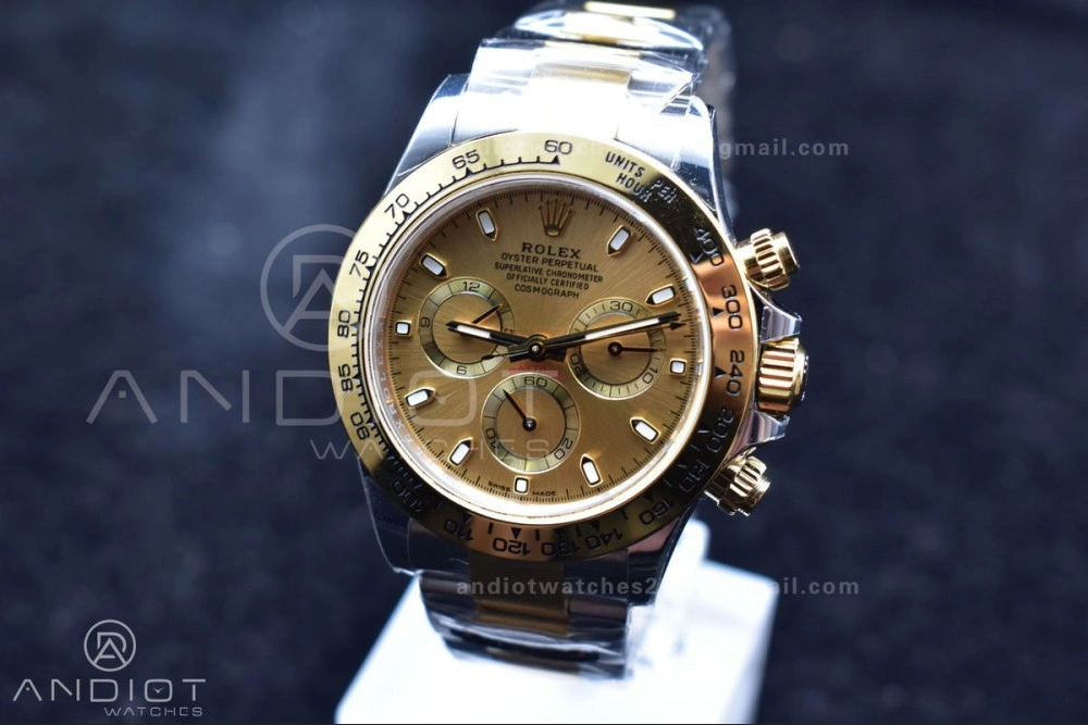 OnTrend Daytona 116503 BTF 1:1 Best Edition 904L SS Case and Bracelet YG Dial SA 736