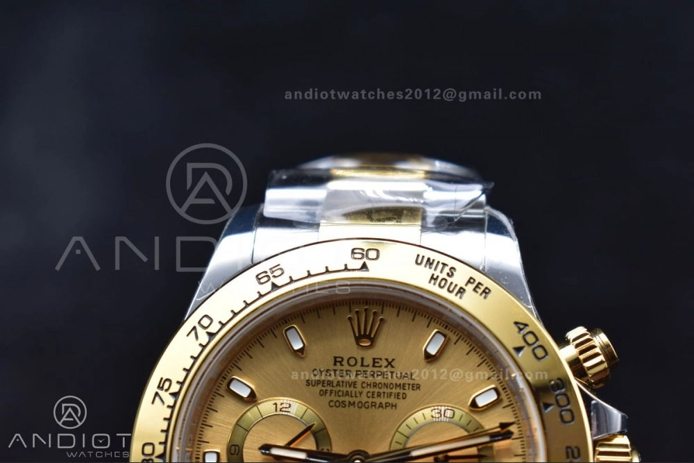 OnTrend Daytona 116503 BTF 1:1 Best Edition 904L SS Case and Bracelet YG Dial SA 736