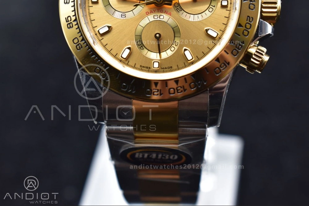OnTrend Daytona 116503 BTF 1:1 Best Edition 904L SS Case and Bracelet YG Dial SA 736