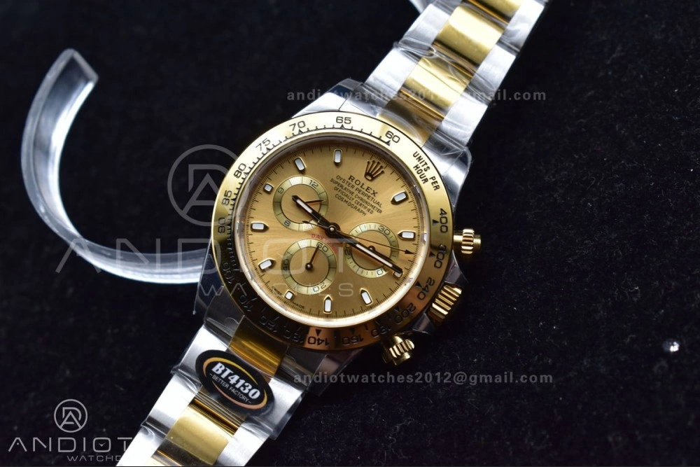 OnTrend Daytona 116503 BTF 1:1 Best Edition 904L SS Case and Bracelet YG Dial SA 736