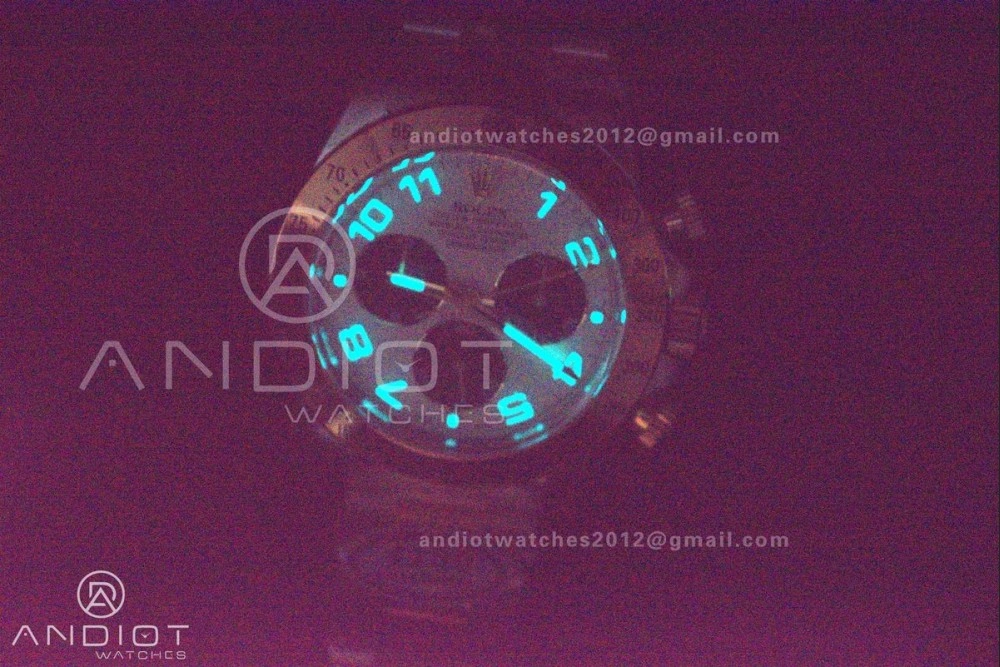 Daytona 116503 Clean 1:1 Best Edition White Dial Arabic Markers on SS YG Bracelet SA4130 V GoodFit 737