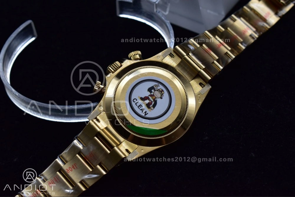 Vibrant Daytona 116505 Clean 1:1 Best Edition Black Dial on YG Bracelet SA4130 V 415